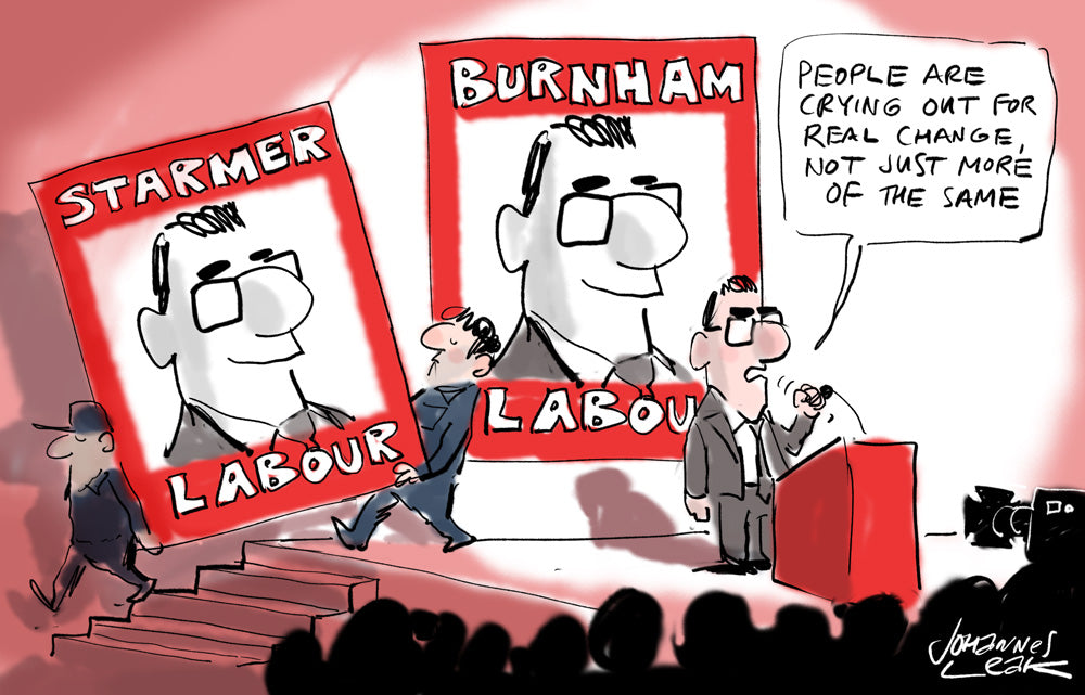 Starmer Burnham – 24 June 2026 – Signed Print