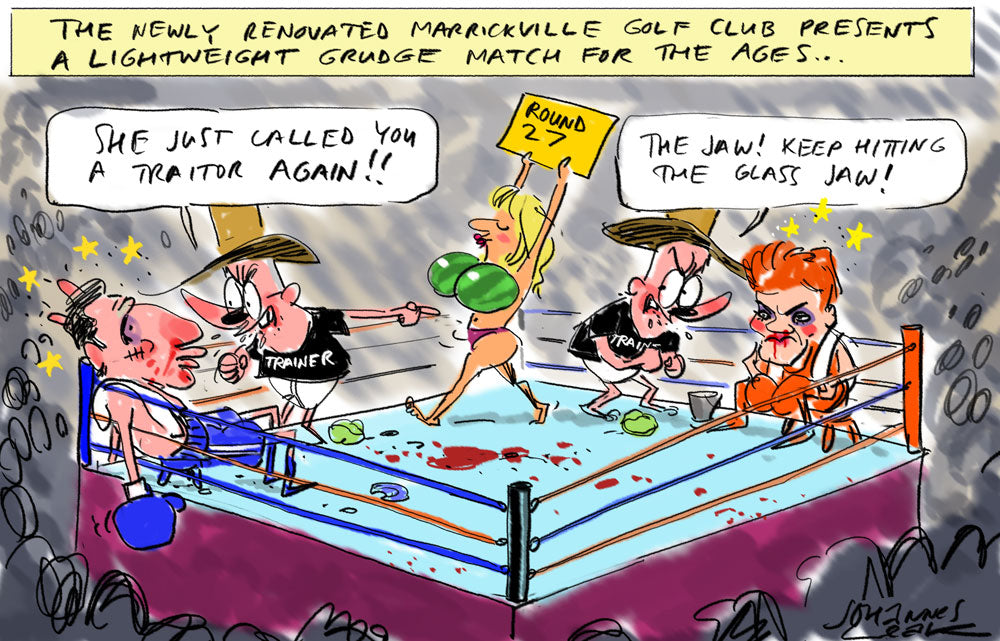 Lightweight Grudge Match – 12 September 2026 – Signed Print